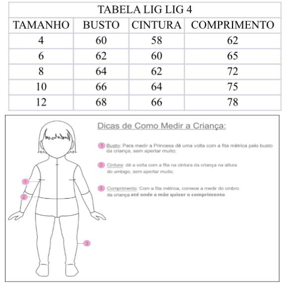 Tam 6 Vestido de Festa Barbie, Roupa Infantil para Menina Lig Lig Nunca  Usado 87841294